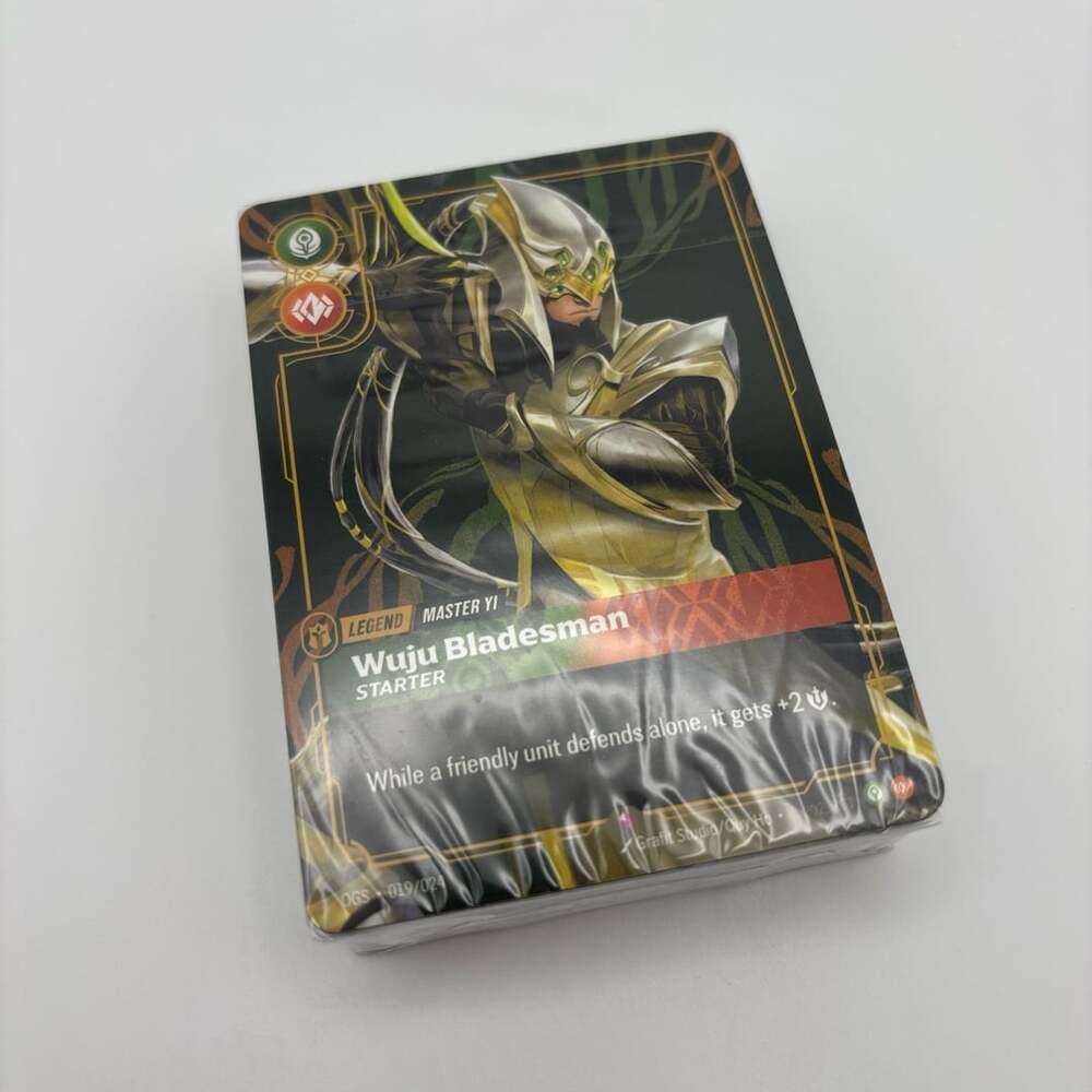 Riftbound LOL TCG Origins Proving Grounds Master Yi Deck SEALED